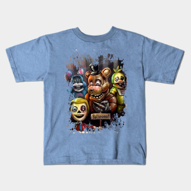 five nights at freddies Kids T-Shirt by chudd